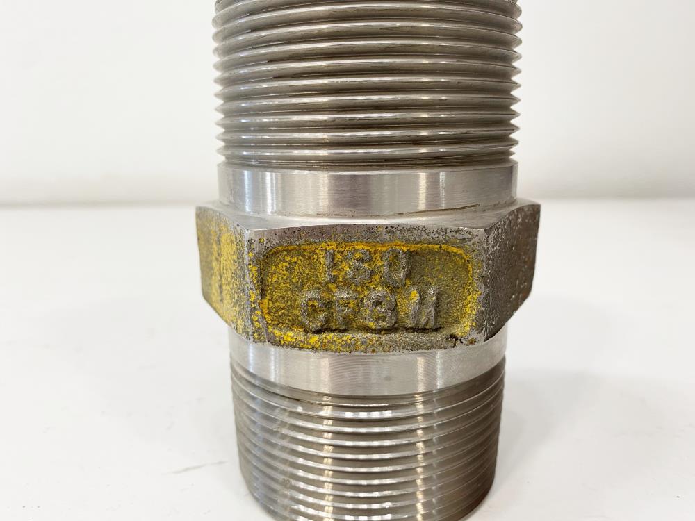 ISO 2-1/2" Threaded Ball Check Valve, CF8M Stainless Steel, 5421